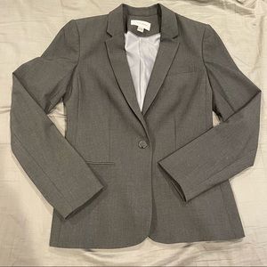 Calvin Klein gray slim blazer